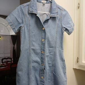 Cat & Jack Blue Denim Dress